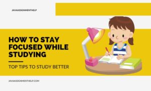 Study at home : how to stay focused while studying