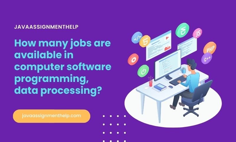 How many jobs are available in computer software programming, data processing (1)