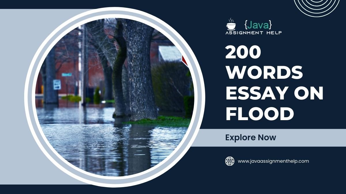 200 word essay on flood