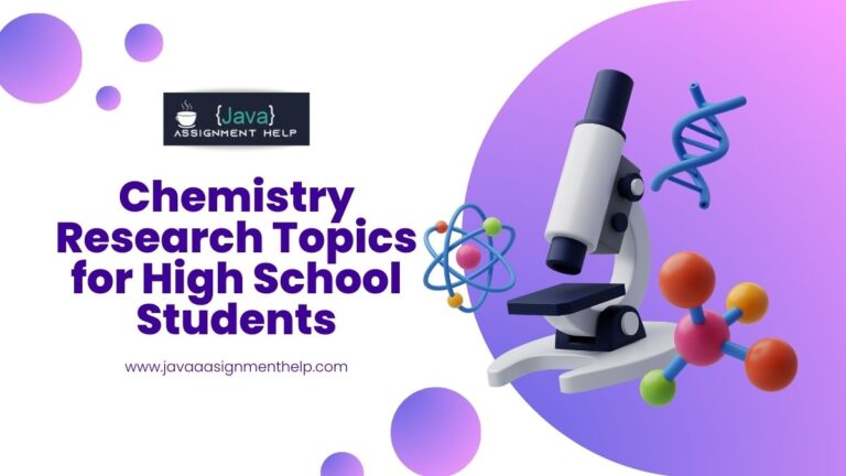 chemistry research topics high school