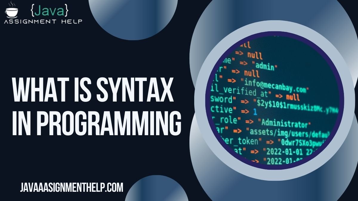 What Is Syntax In Programming With Examples